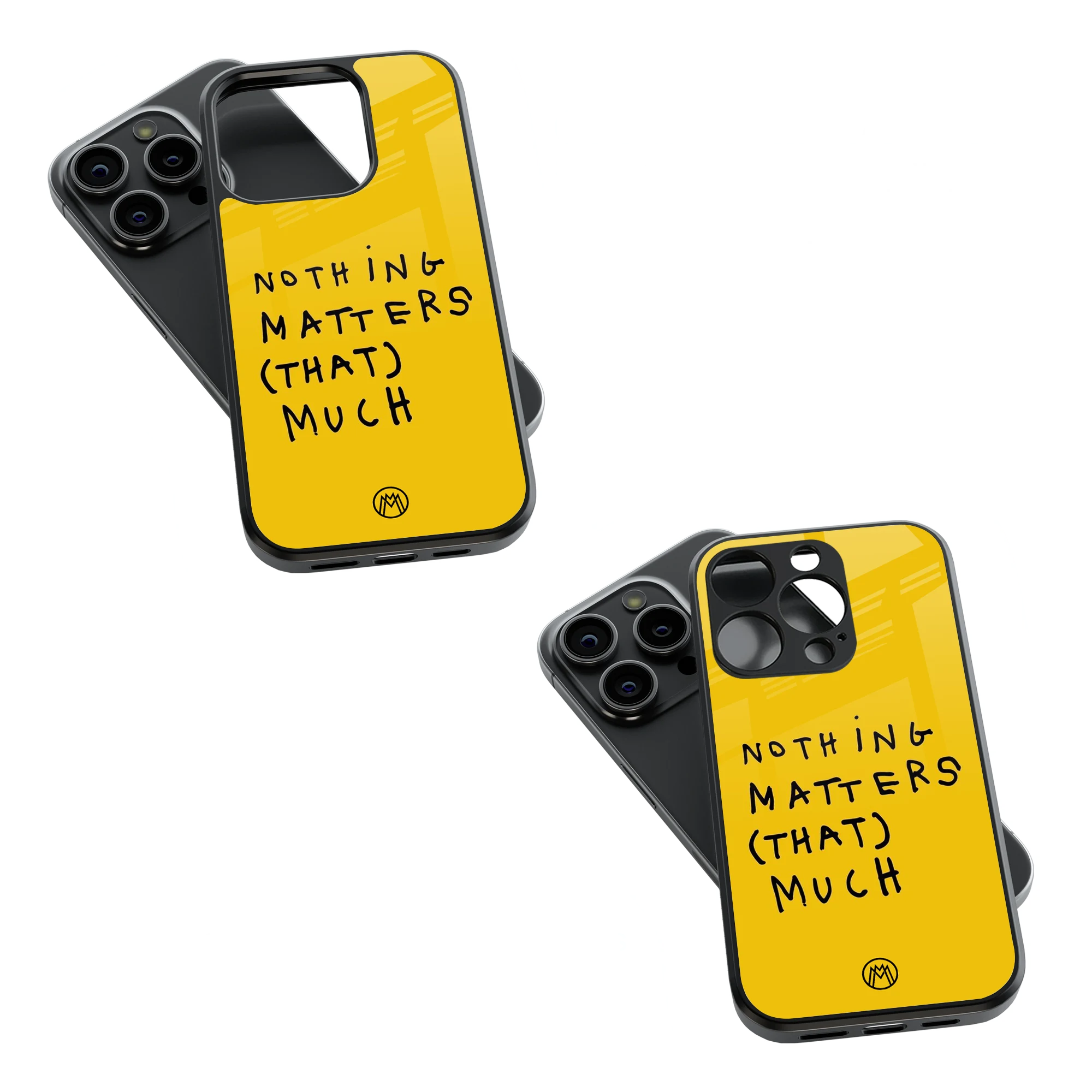 Trendy Glass Back Mobile Case for iPhone, Samsung, Redmi, OnePlus, Google Pixel, Motorola