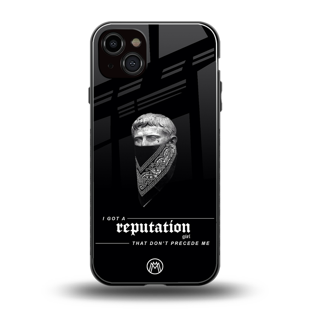 notorious back phone cover | glass case for iphone 15 plus