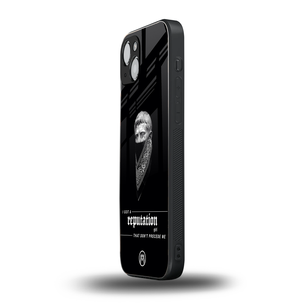 notorious back phone cover | glass case for iphone 15 plus