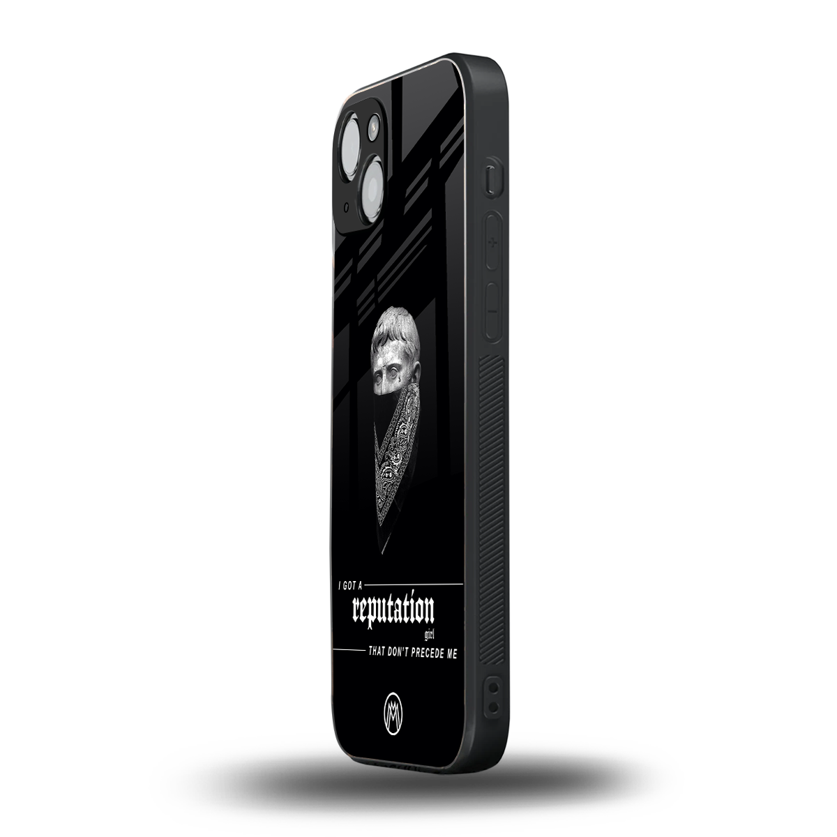 notorious back phone cover | glass case for iphone 15 plus