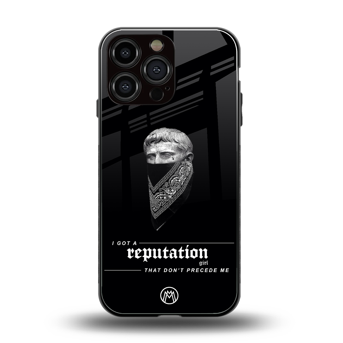 notorious back phone cover | glass case for iphone 15 pro max