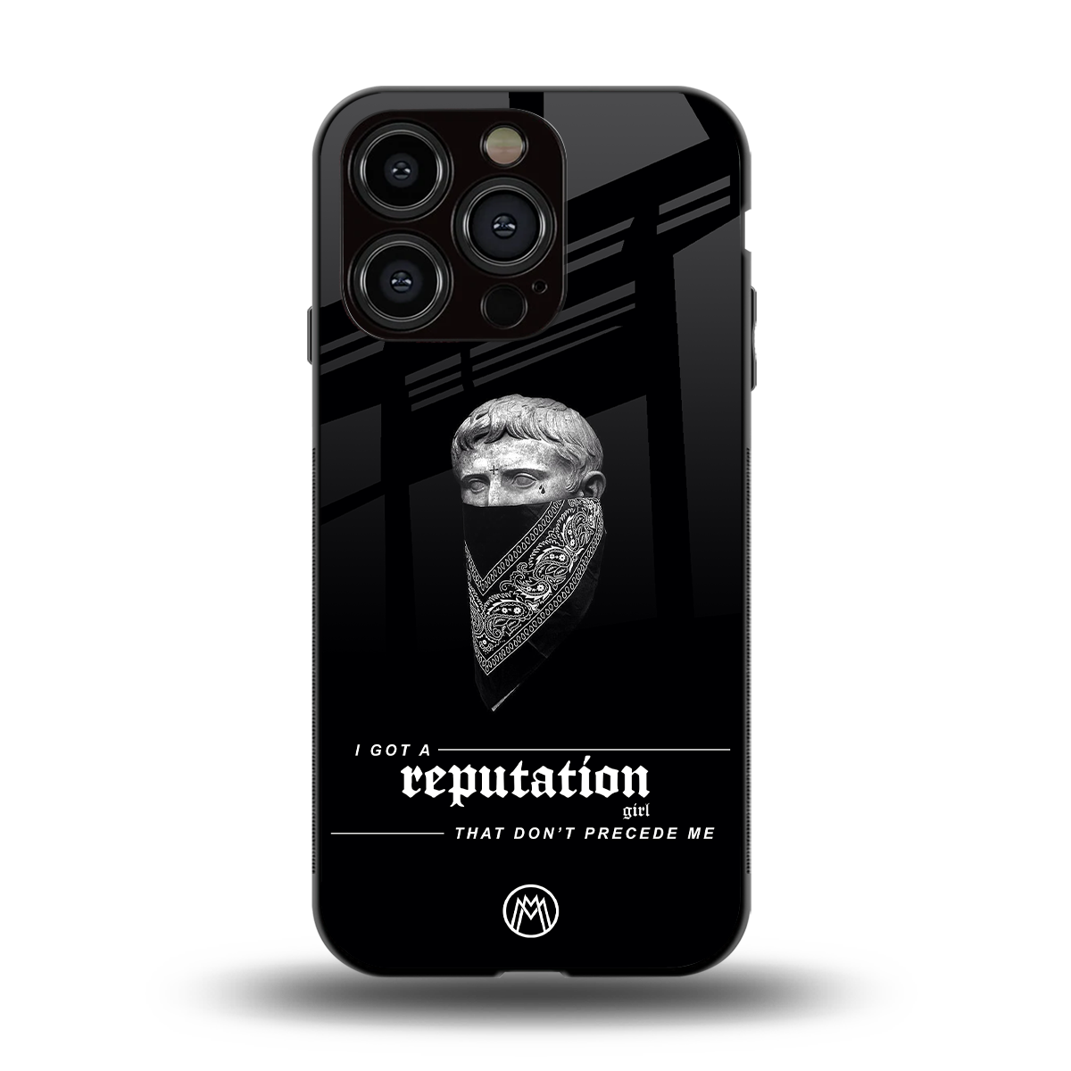 notorious back phone cover | glass case for iphone 15 pro