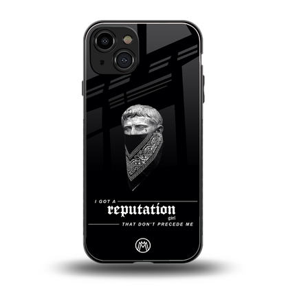 notorious back phone cover | glass case for iphone 15