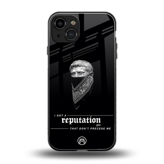 notorious back phone cover | glass case for iphone 15