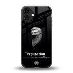 notorious back phone cover | glass case for iphone 16 plus