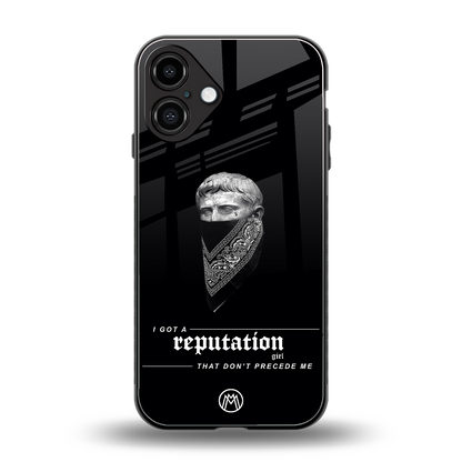 notorious back phone cover | glass case for iphone 16 plus