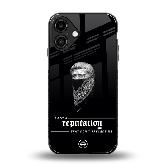 notorious back phone cover | glass case for iphone 16 plus