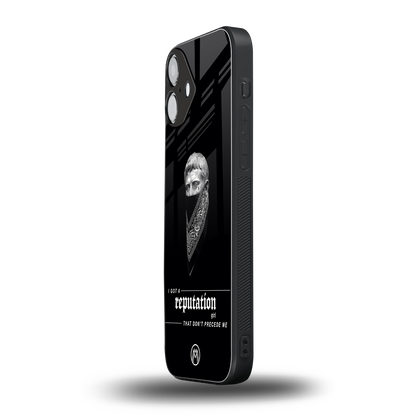 notorious back phone cover | glass case for iphone 16 plus