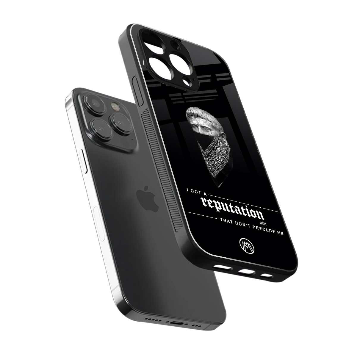 notorious back phone cover | glass case for iphone 16 pro max