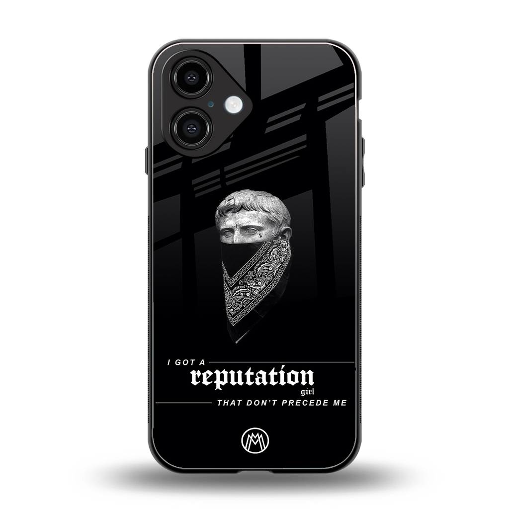 notorious back phone cover | glass case for iphone 16