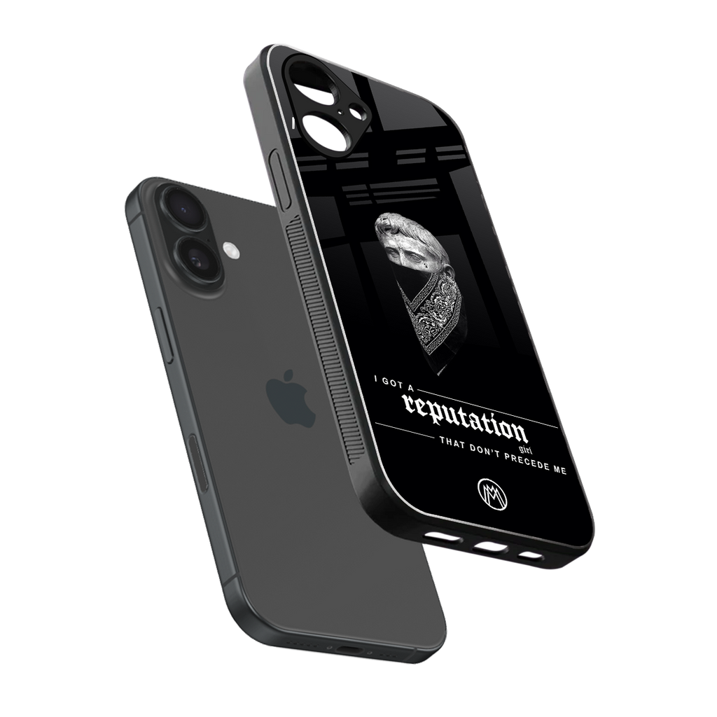 notorious back phone cover | glass case for iphone 16