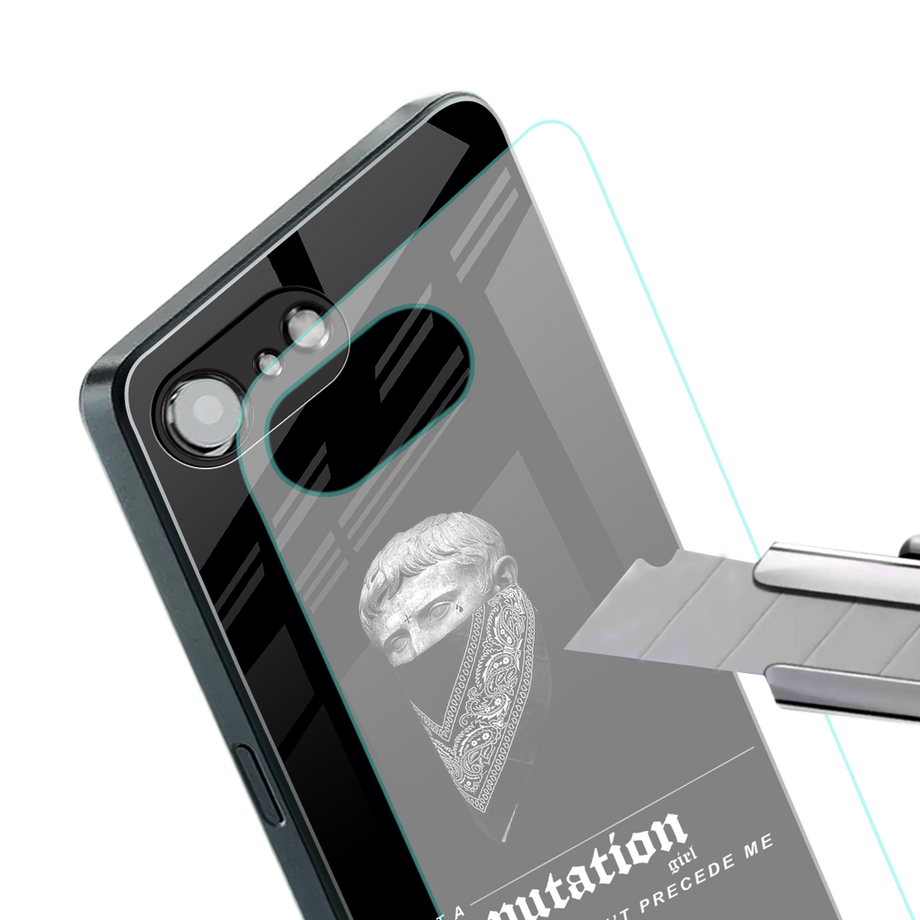 notorious back phone cover | glass case for iphone 16e