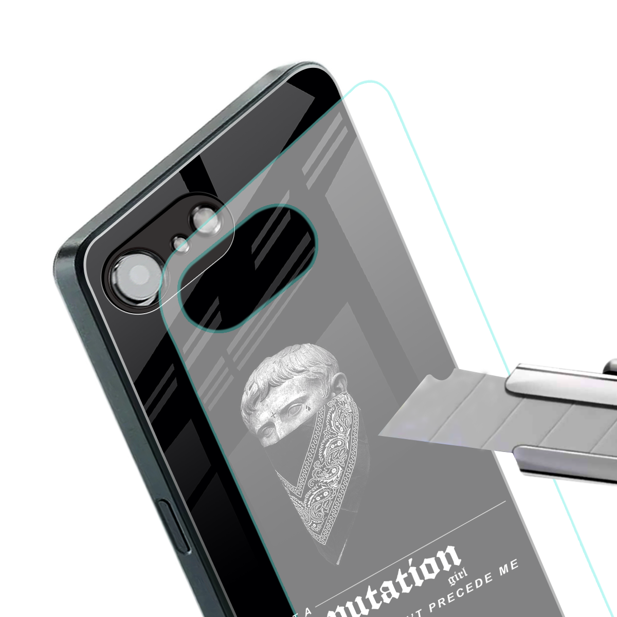 notorious back phone cover | glass case for iphone 16e