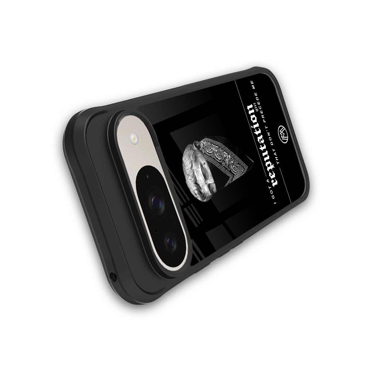 notorious back phone cover | glass case for google pixel 9