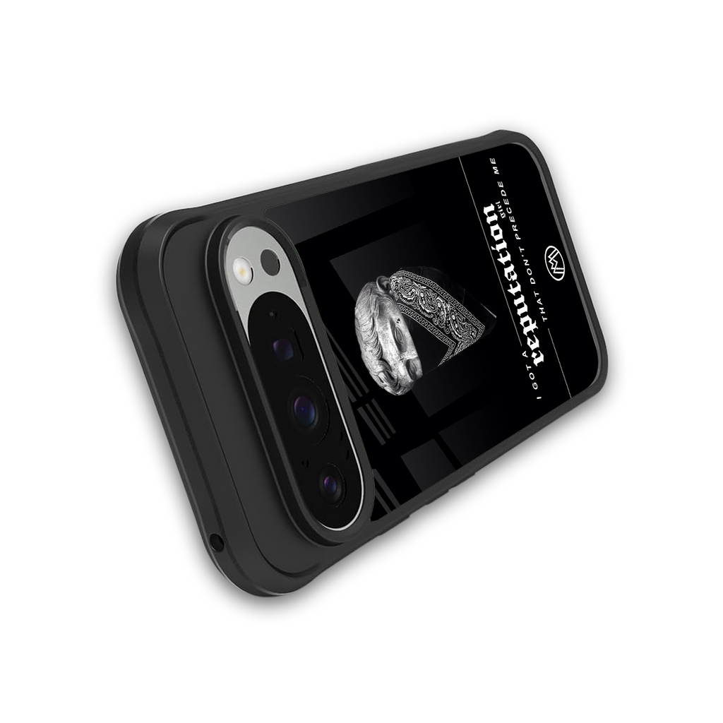 notorious back phone cover | glass case for google pixel 9 pro