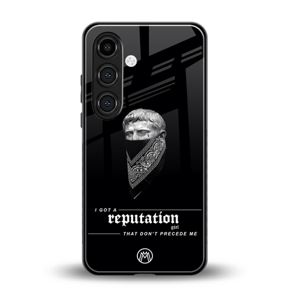 notorious back phone cover | glass case for samsung galaxy s24 fe
