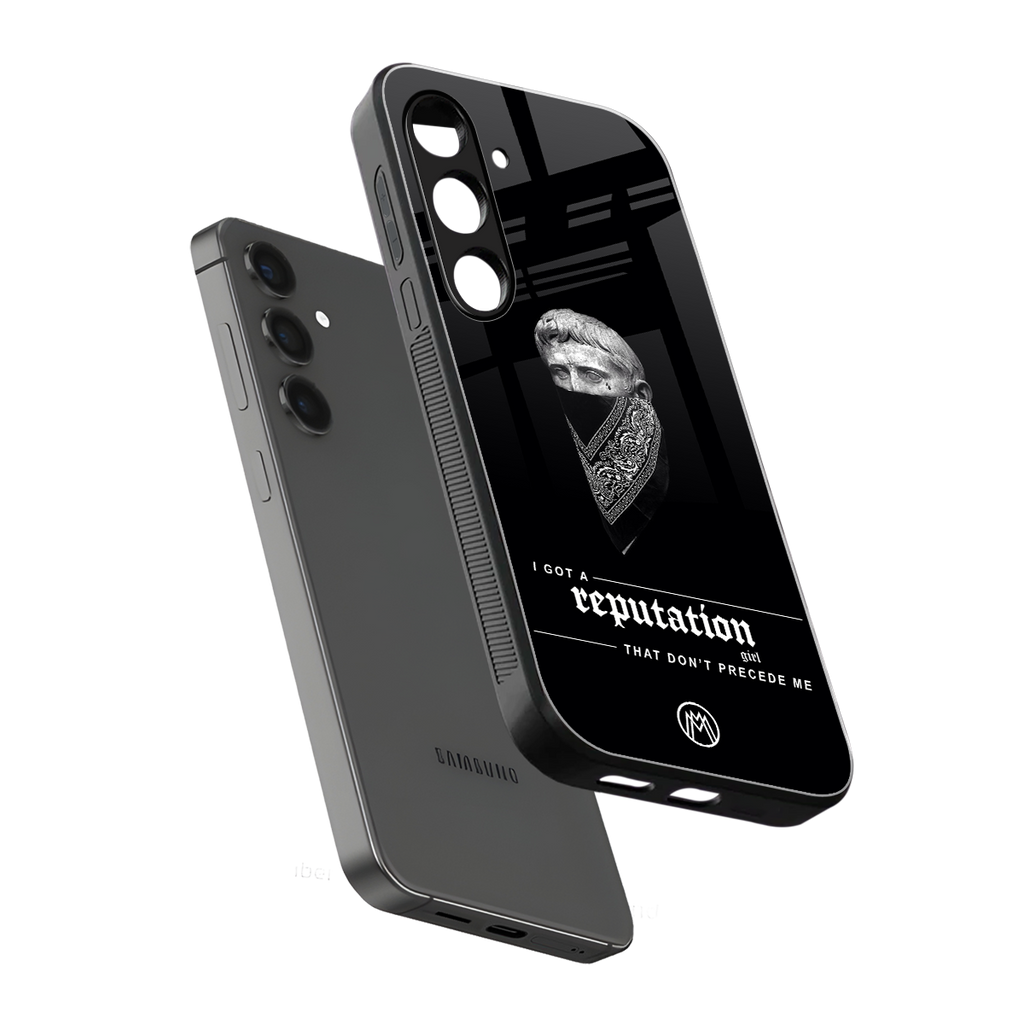 notorious back phone cover | glass case for samsung galaxy s24