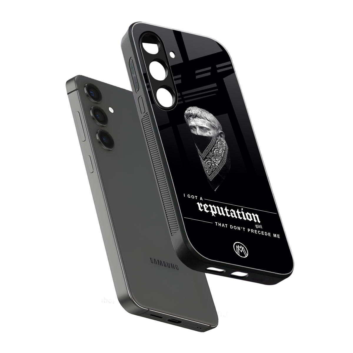 notorious back phone cover | glass case for samsung galaxy s25 plus