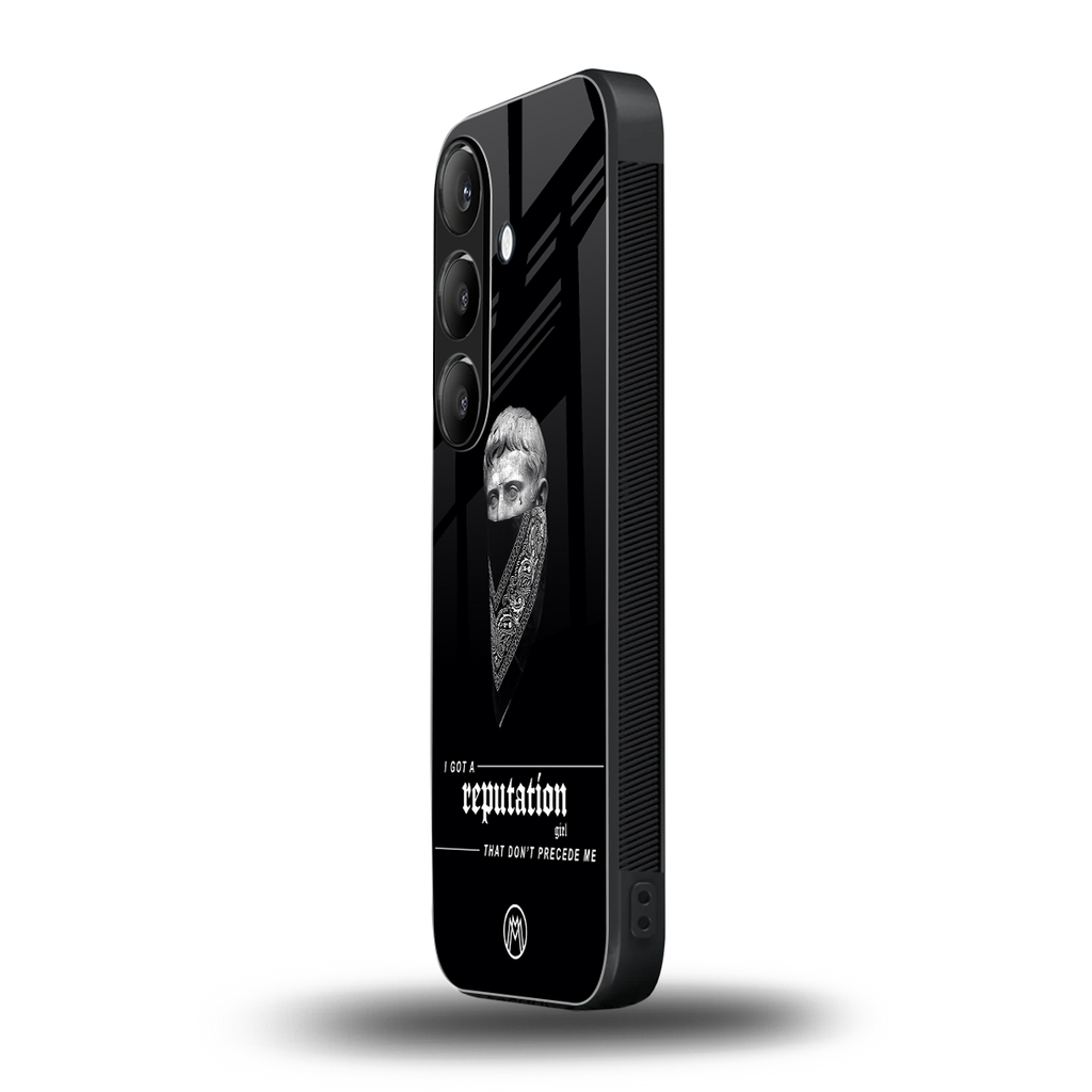 notorious back phone cover | glass case for samsung galaxy s24 plus