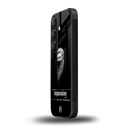 notorious back phone cover | glass case for samsung galaxy s24 fe