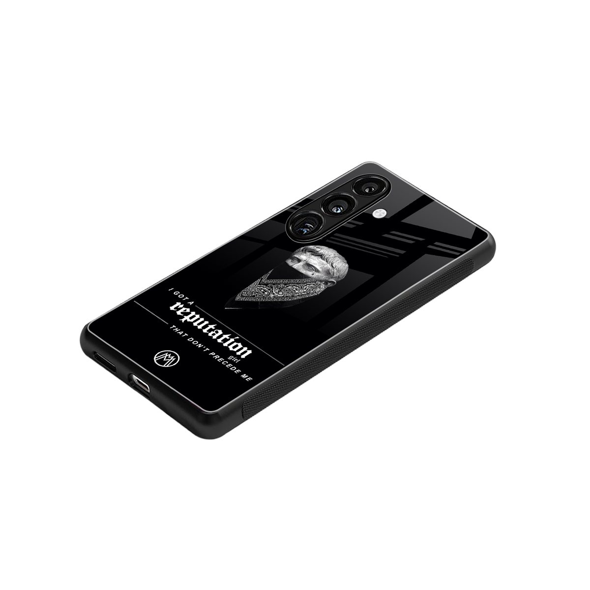 notorious back phone cover | glass case for samsung galaxy s24 plus