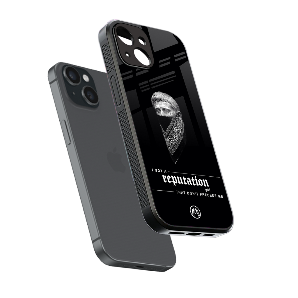 notorious back phone cover | glass case for iphone 15
