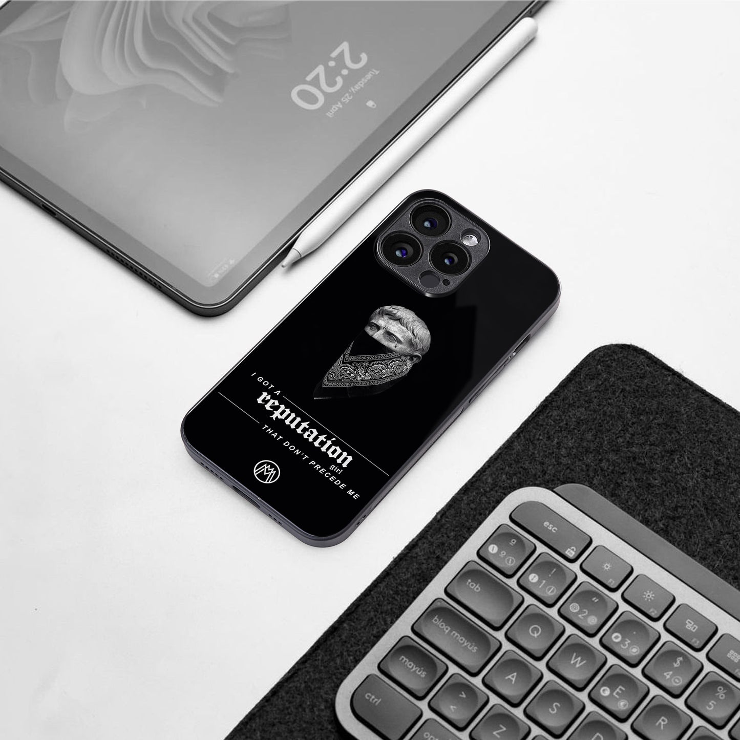 notorious back phone cover | glass case for Google Pixel 8