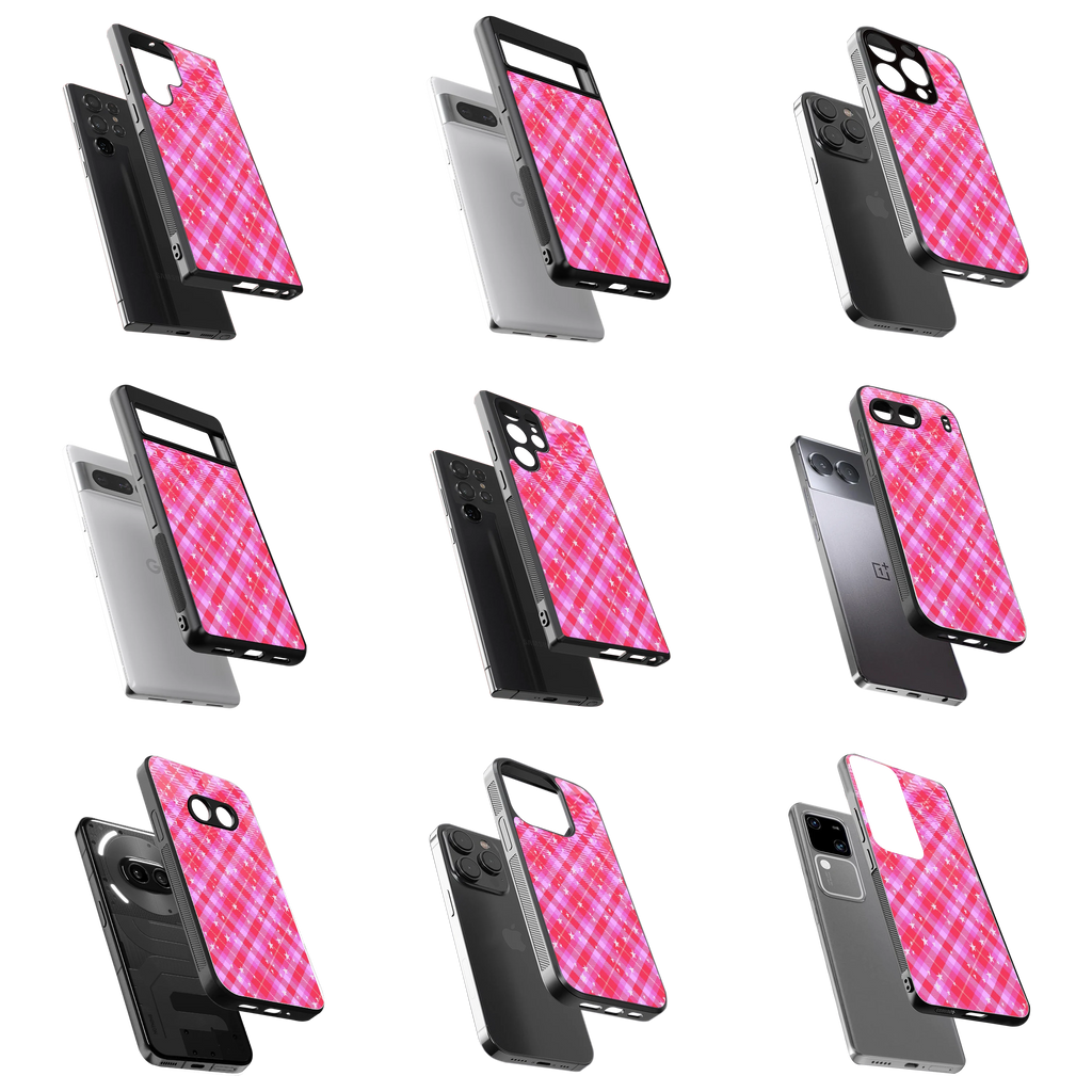 Durable Glass Back Mobile Case for iPhone, Samsung, OnePlus, Google Pixel, Redmi, Vivo, Oppo