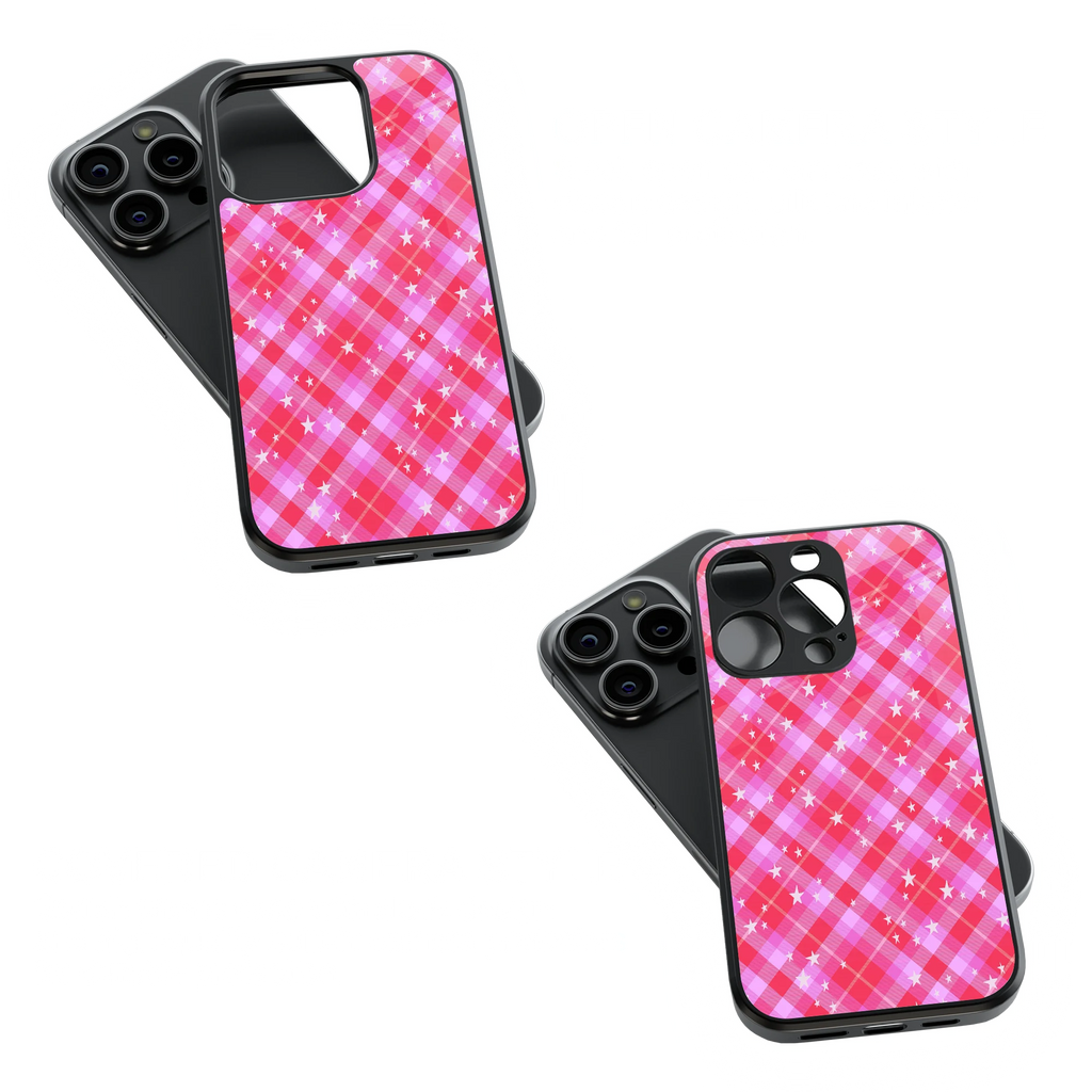 Trendy Glass Back Mobile Case for iPhone, Samsung, Redmi, OnePlus, Google Pixel, Motorola