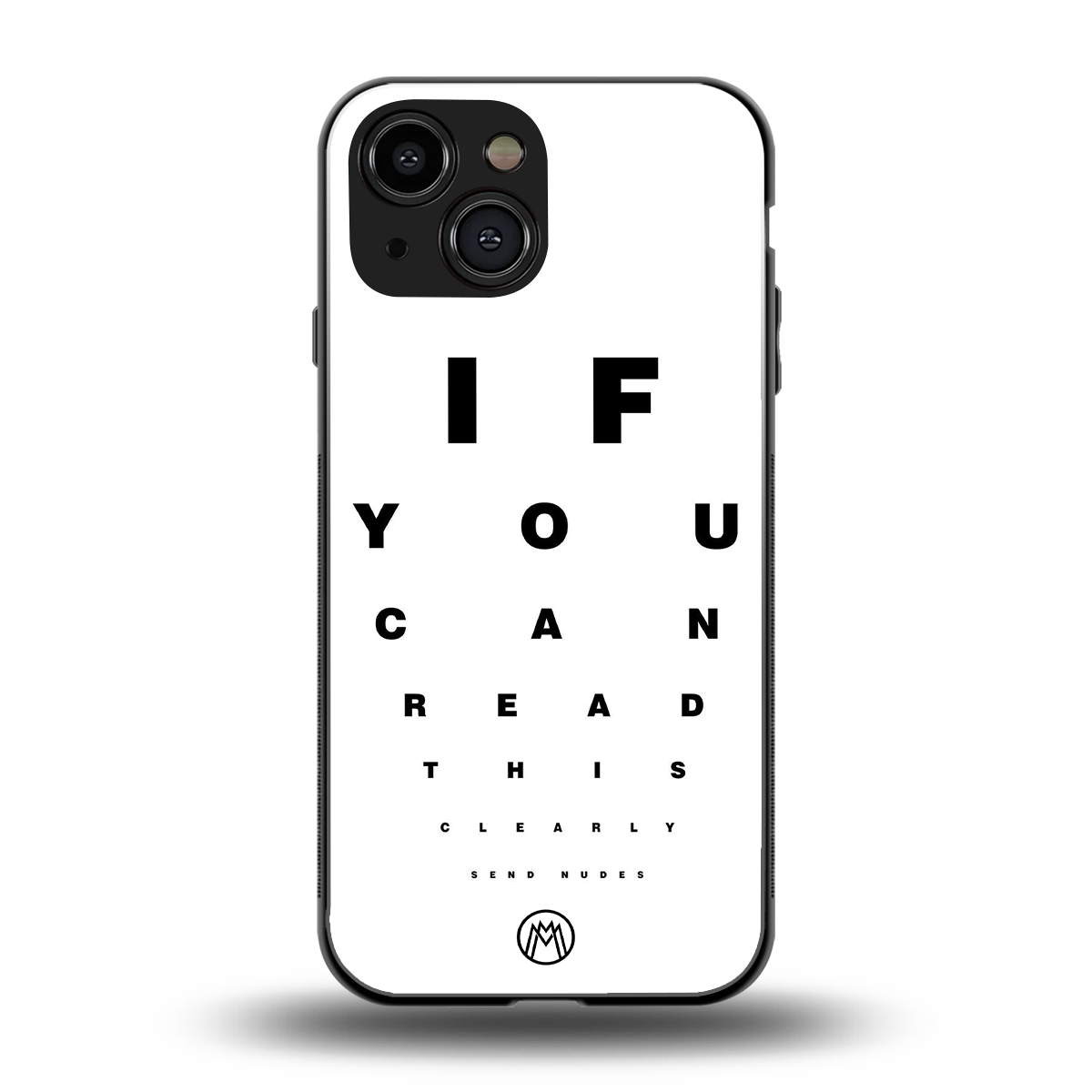 nude request back phone cover | glass case for iphone 13 mini