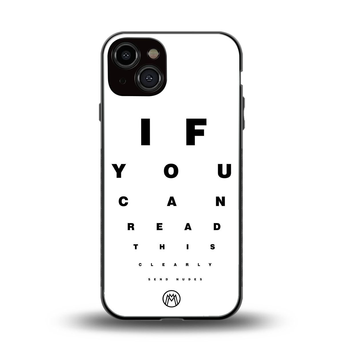 nude request back phone cover | glass case for iphone 13