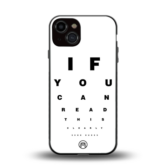 nude request back phone cover | glass case for iphone 13