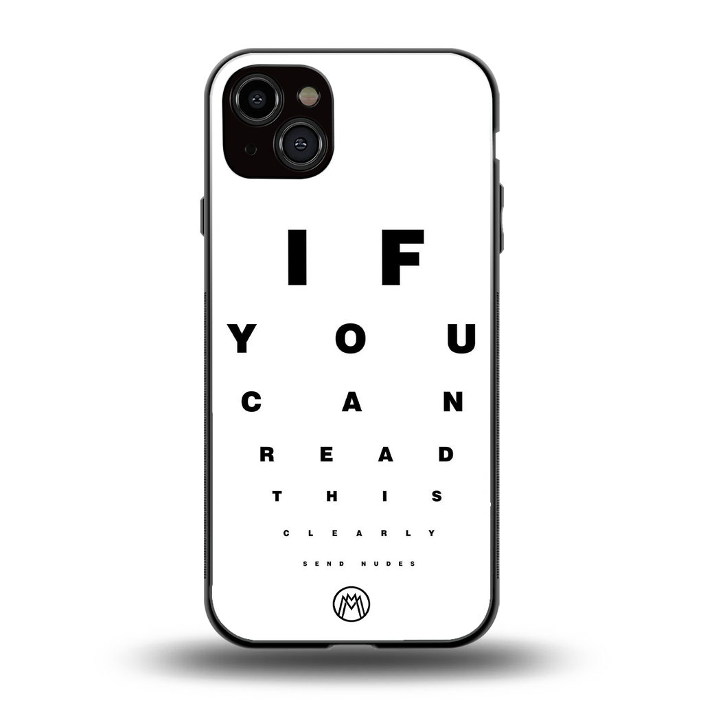 nude request back phone cover | glass case for iphone 14 plus