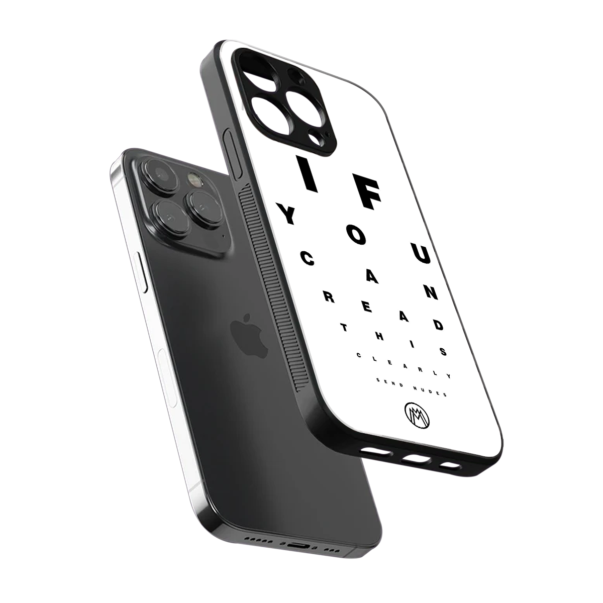 nude request back phone cover | glass case for iphone 15 pro max