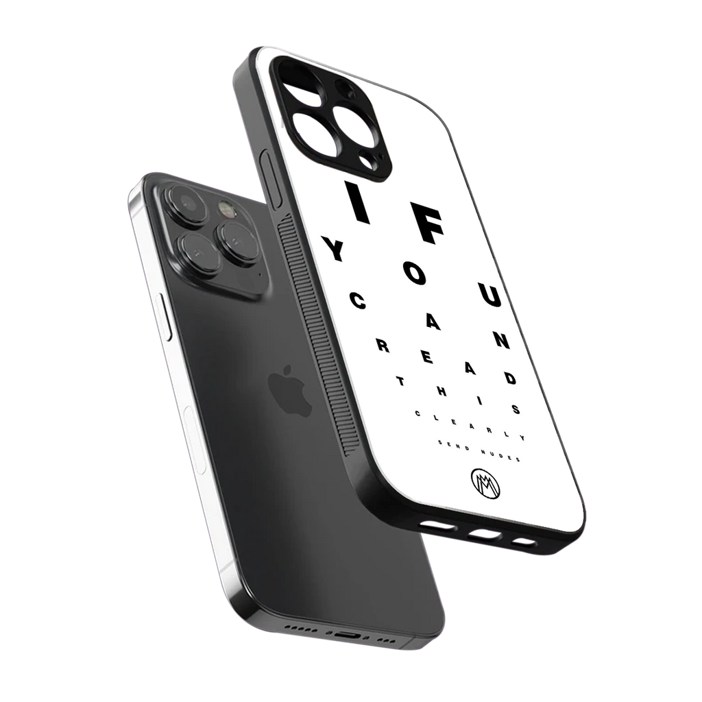 nude request back phone cover | glass case for iphone 16 pro max
