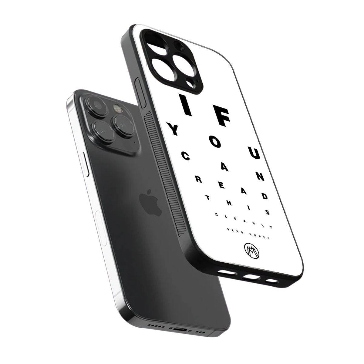 nude request back phone cover | glass case for iphone 16 pro max