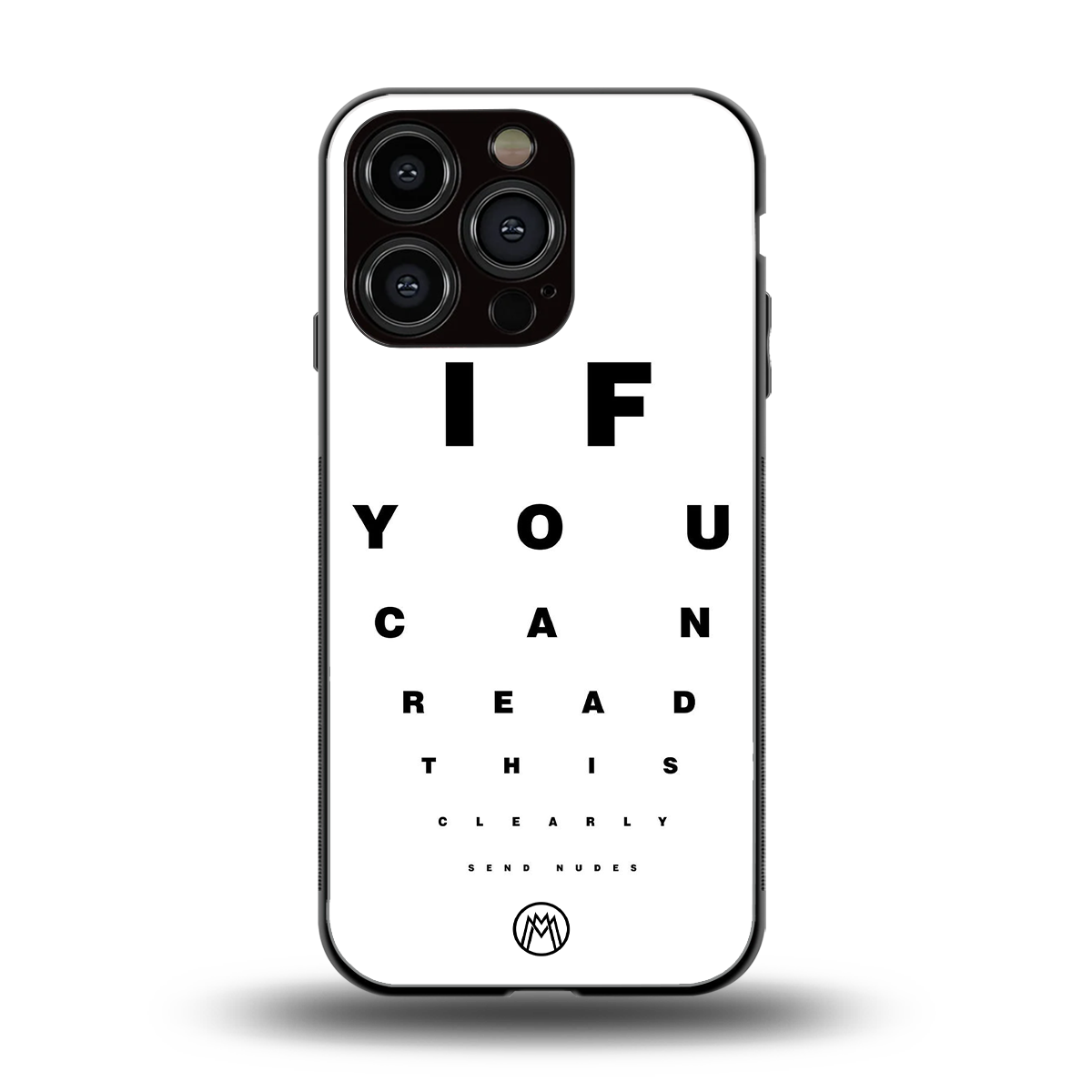 nude request back phone cover | glass case for iphone 16 pro