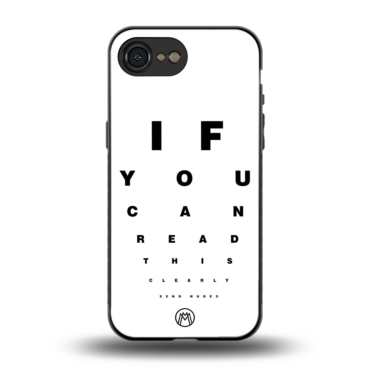 nude request back phone cover | glass case for iphone 16e