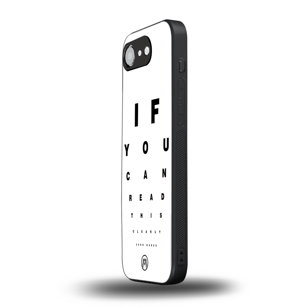 nude request back phone cover | glass case for iphone 16e