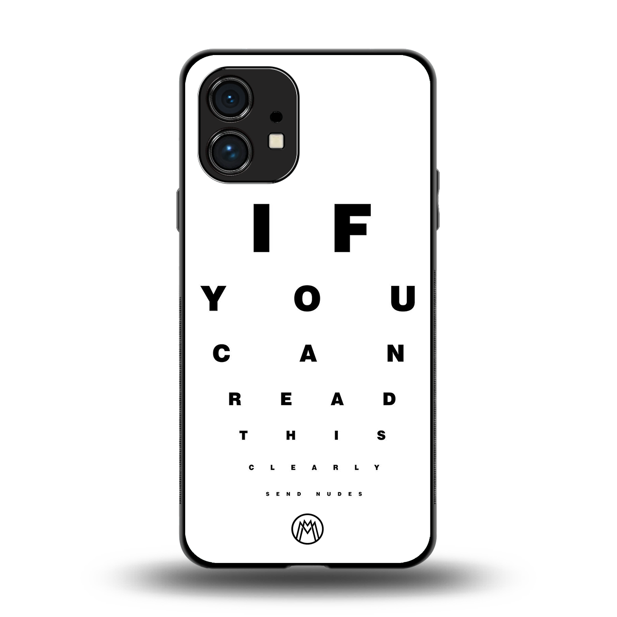 nude request back phone cover | glass case for nothing phone 1