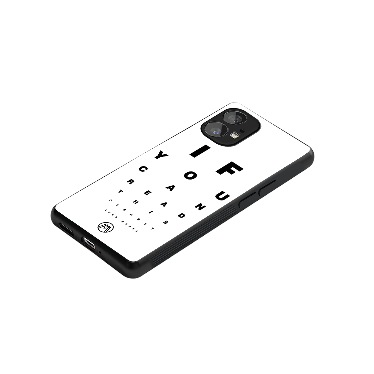 nude request back phone cover | glass case for nothing phone 1