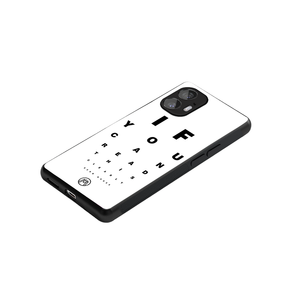 nude request back phone cover | glass case for nothing phone 2