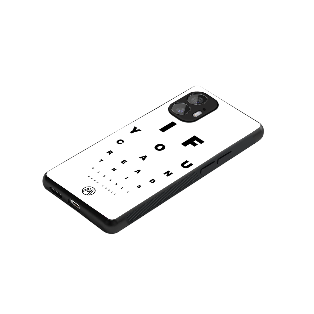 nude request back phone cover | glass case for nothing phone 2