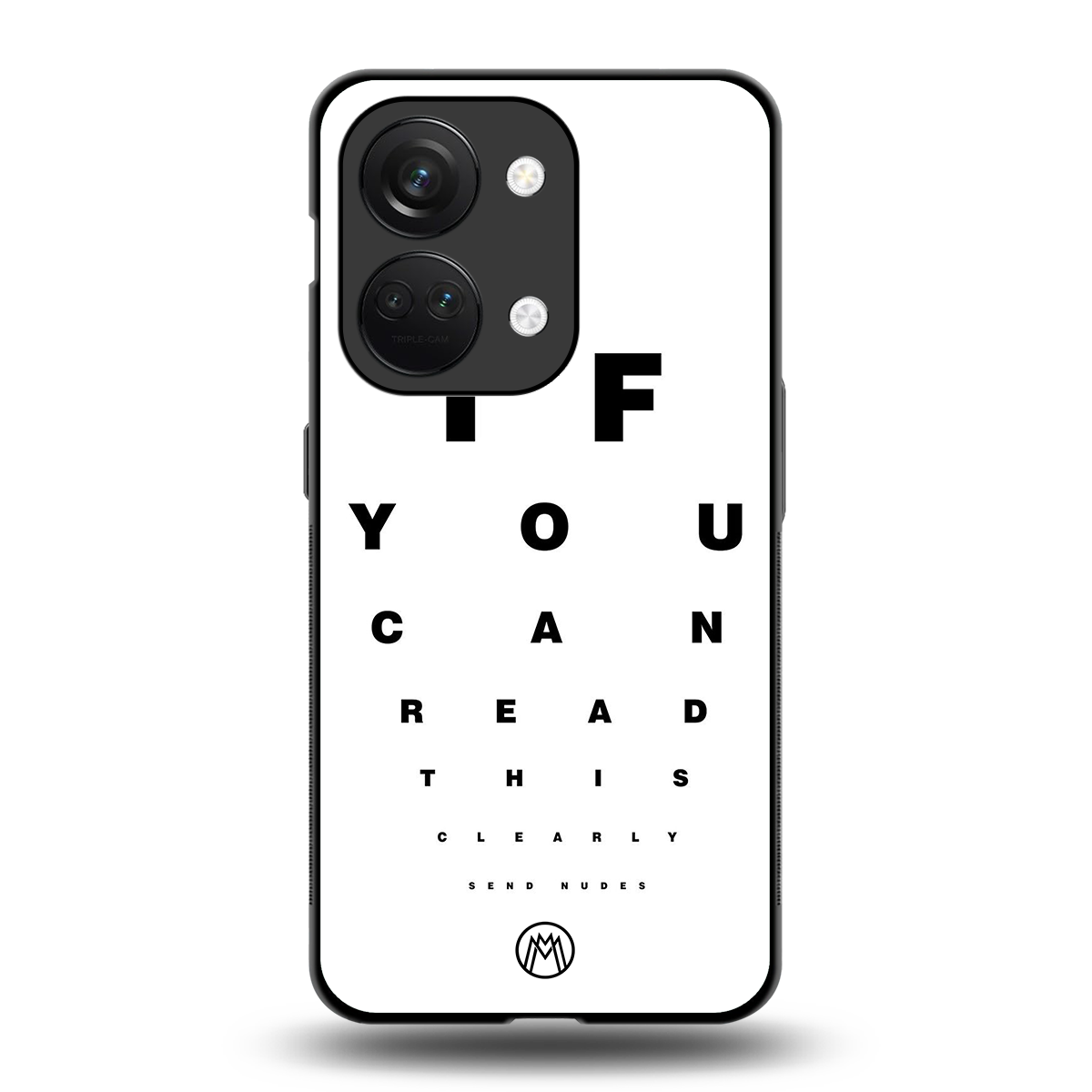 nude request back phone cover | glass case for oneplus nord 3