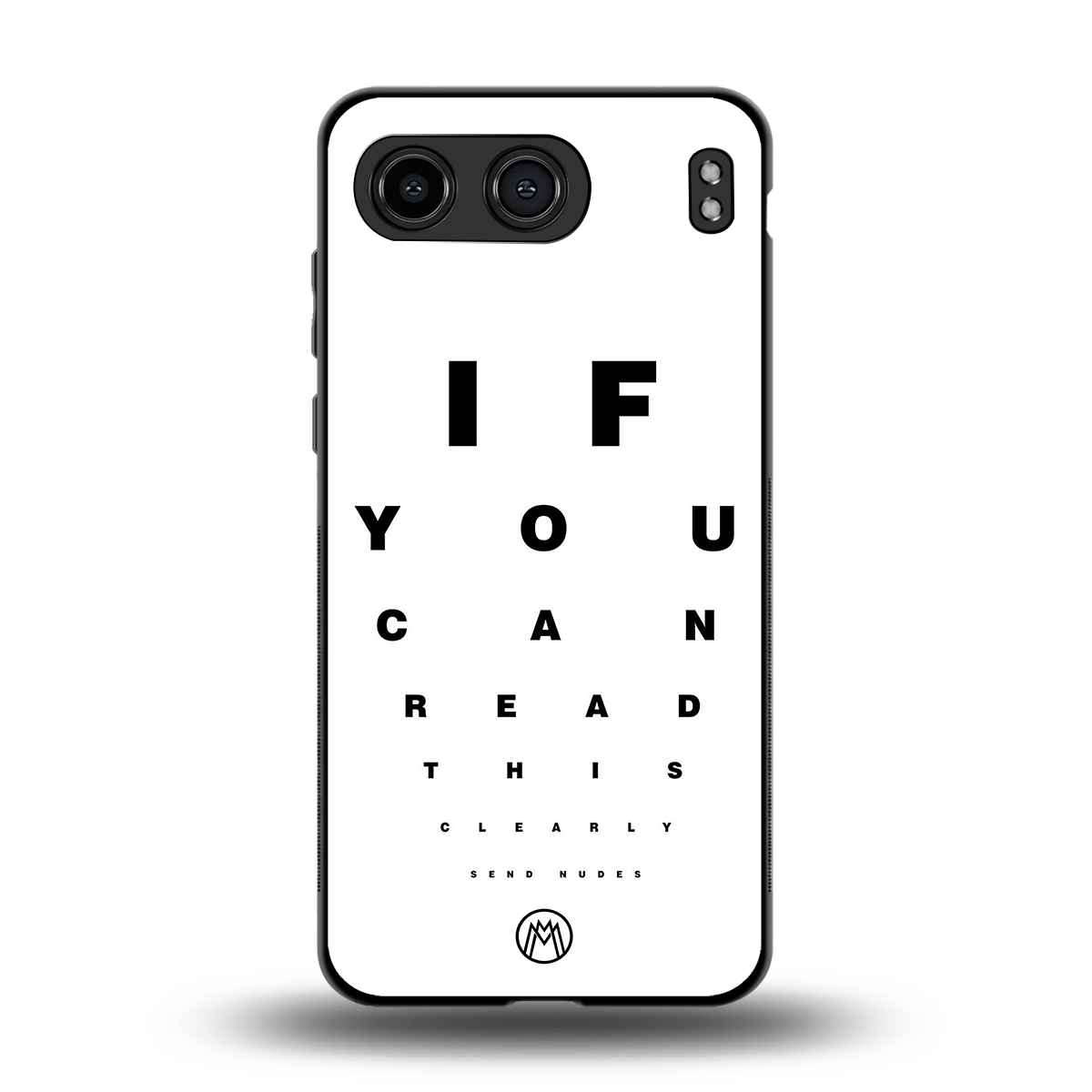 nude request back phone cover | glass case for oneplus nord 4