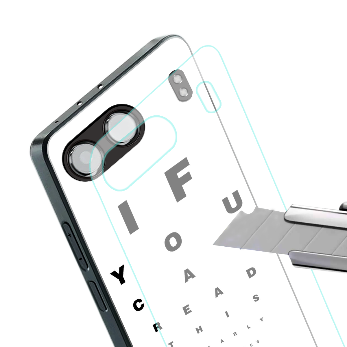 nude request back phone cover | glass case for oneplus nord 4