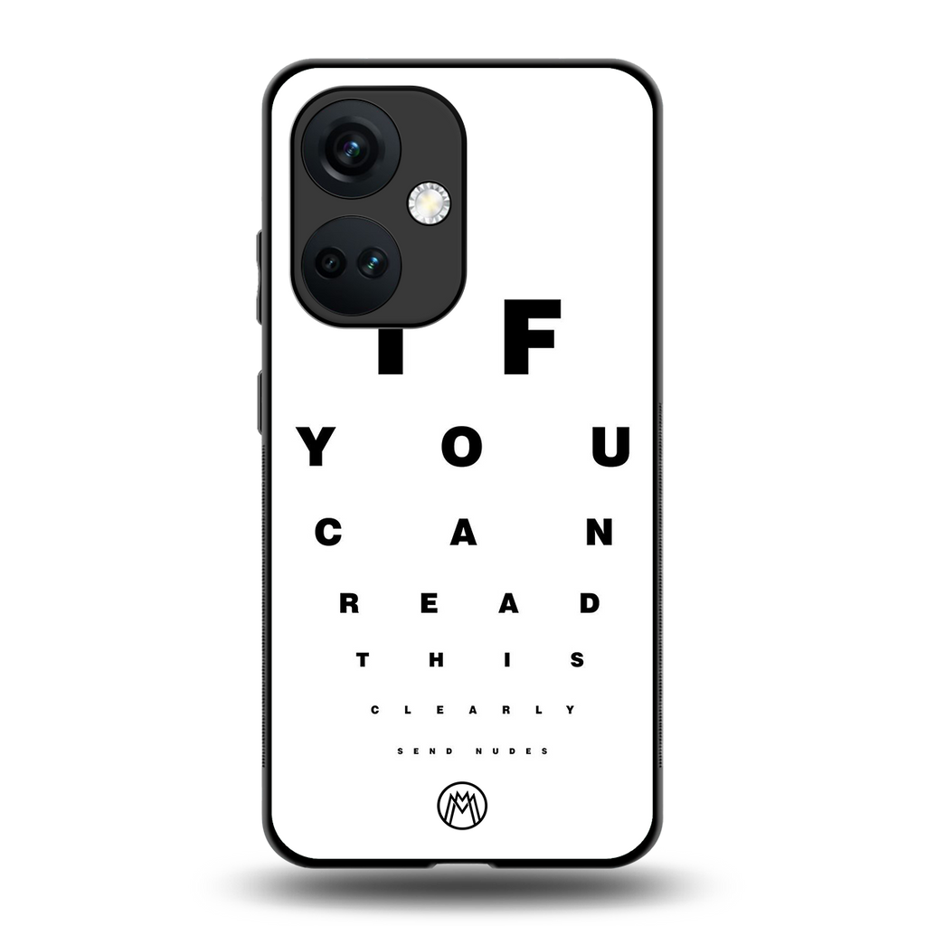nude request back phone cover | glass case for oneplus nord ce 3