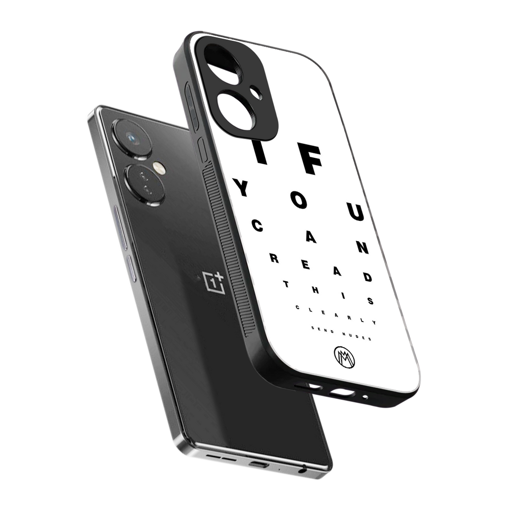 nude request back phone cover | glass case for oneplus nord ce 3