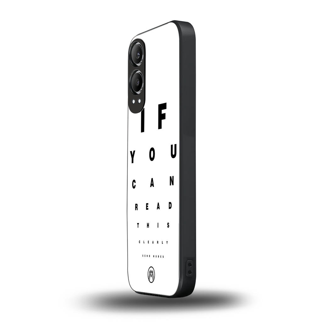 nude request back phone cover | glass case for oneplus nord ce 4 lite