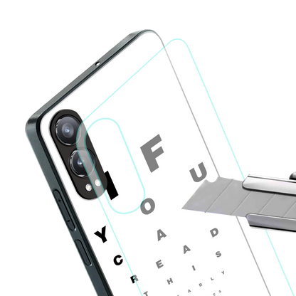nude request back phone cover | glass case for oneplus nord ce 4 lite
